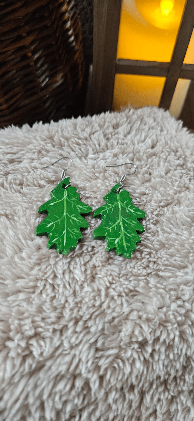 Boucles d'oreilles - Feuilles