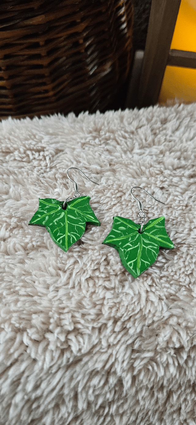 Boucles d'oreilles - Feuilles