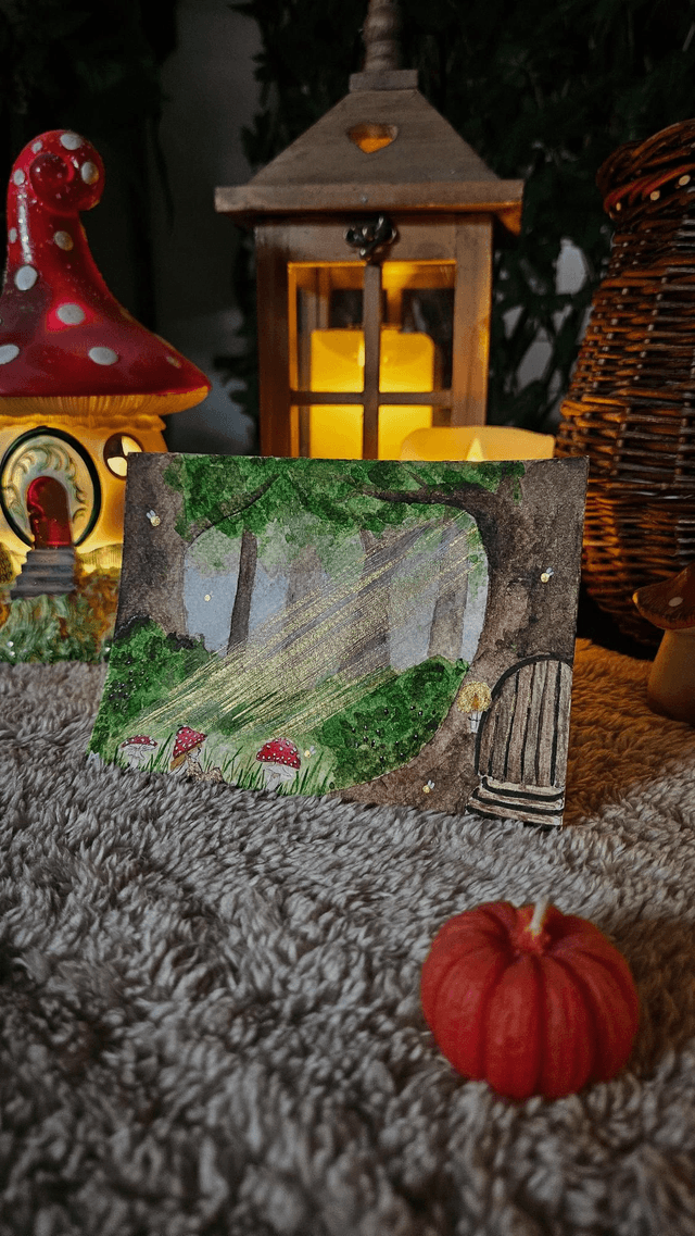 Illustration - La clairière aux champignons 