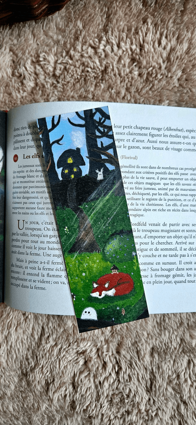 Marque Page - Le Renard Endormi